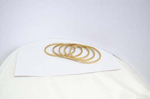 Glow Circuit Bangles - Brass Bangles Set of 5