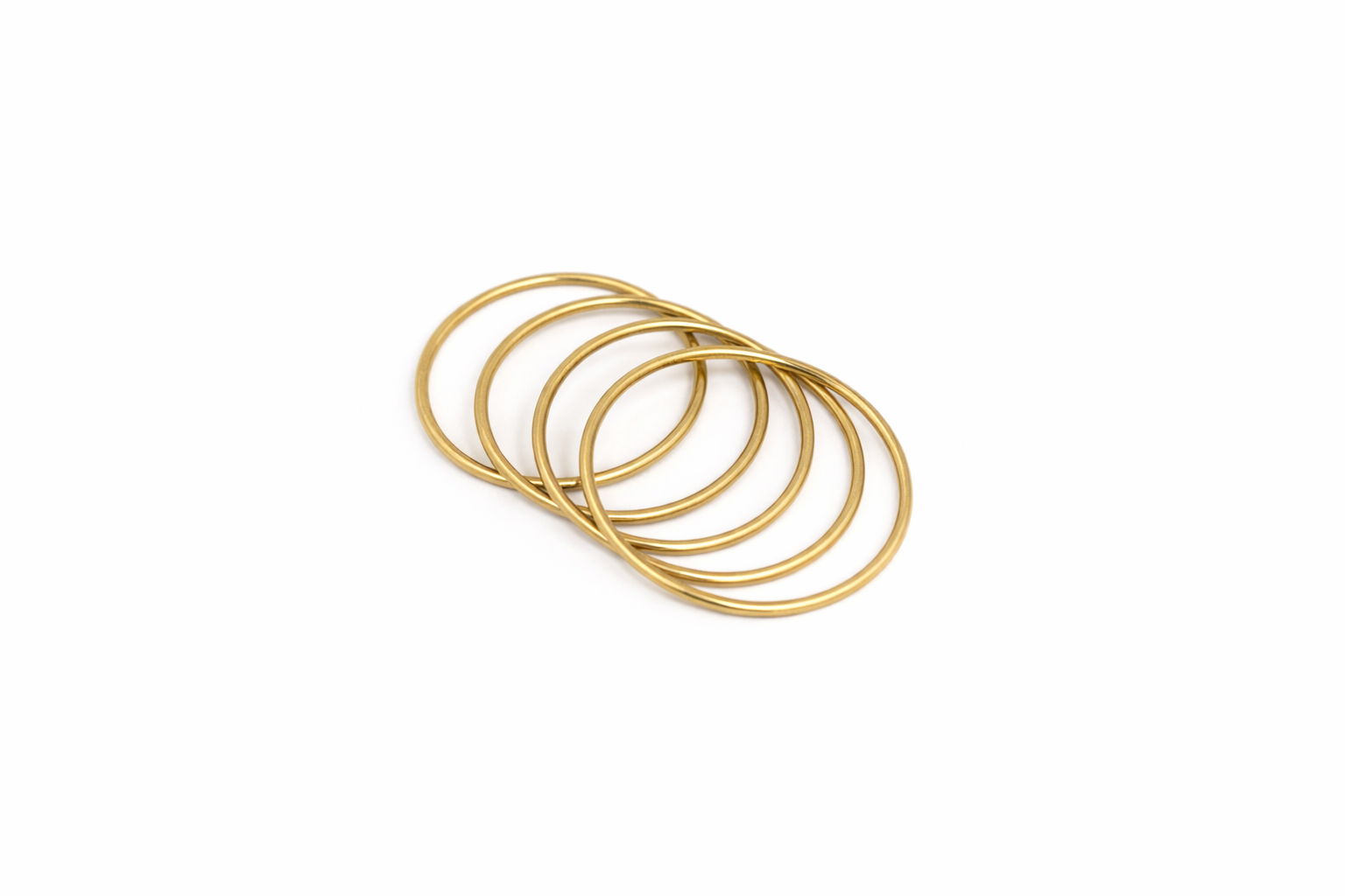 Glow Circuit Bangles - Brass Bangles Set of 5