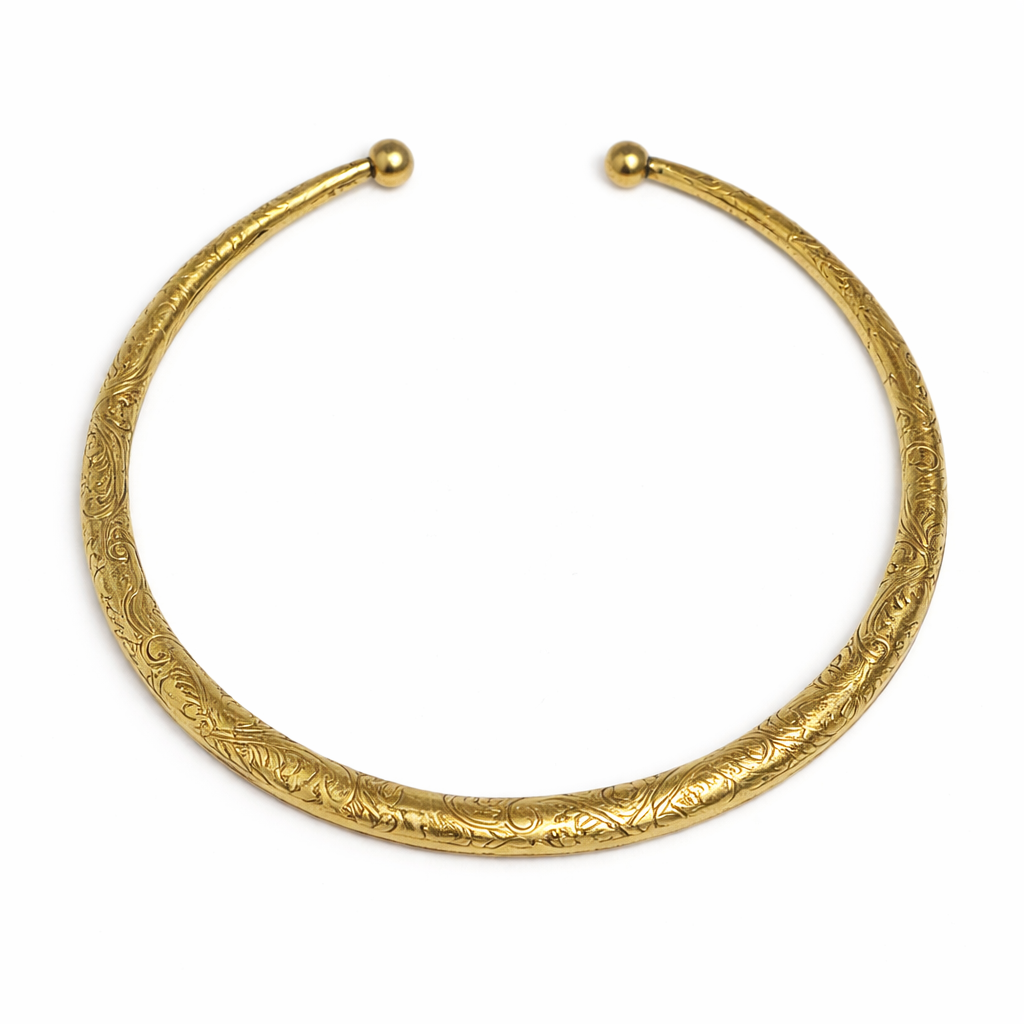 Golden Arc Necklace